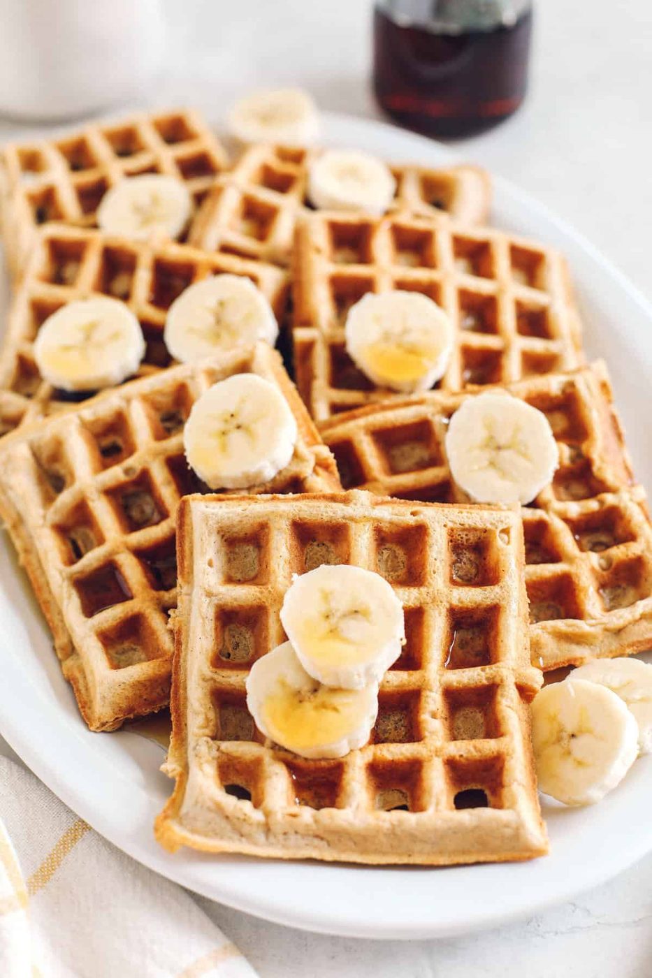 Wheat Whole Banana Waffles