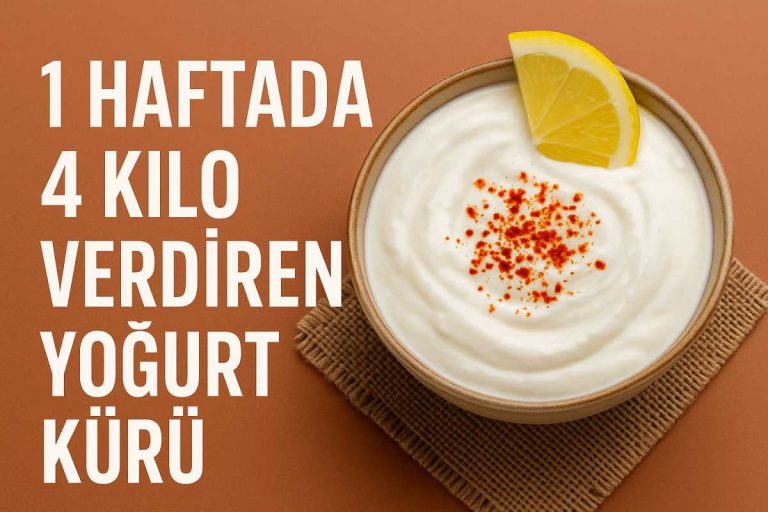 1 haftada 4 kilo verdiren yoğurt kürü