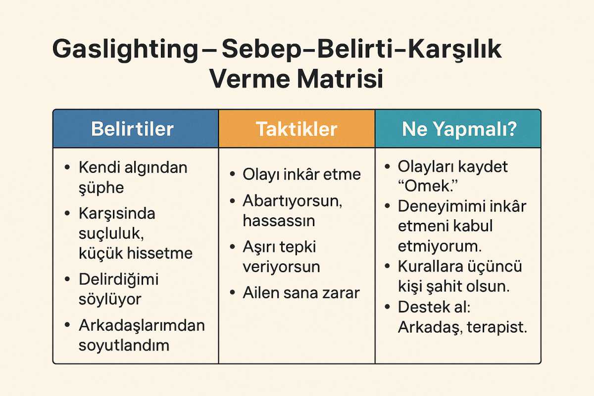 gaslighting nedir nasil yapilir