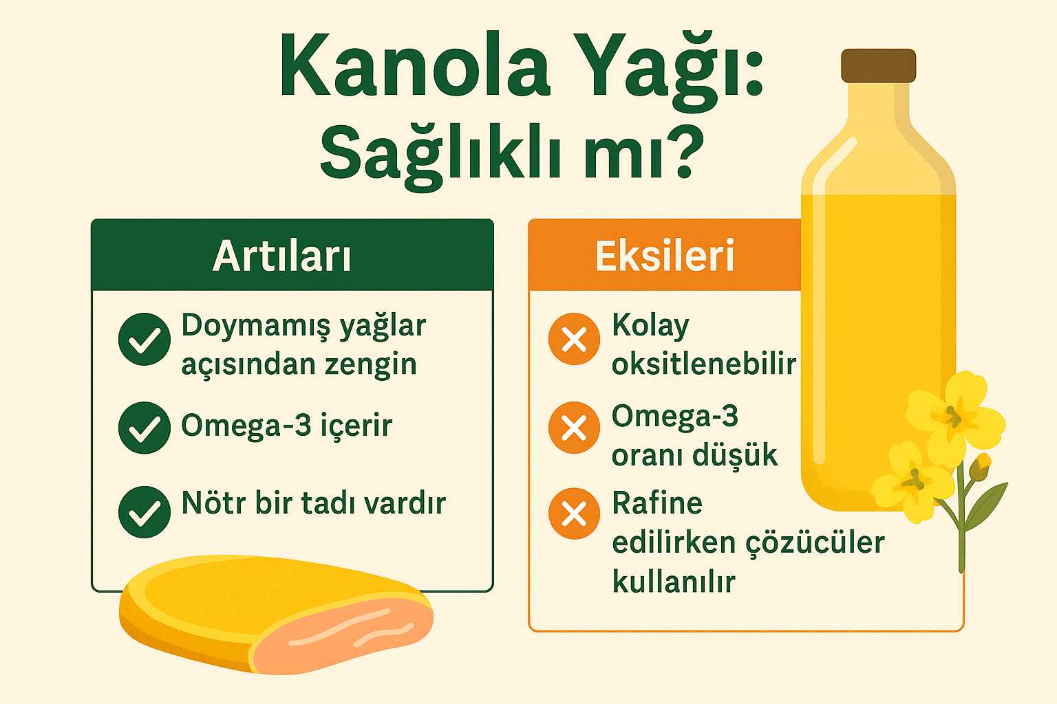 Kanola Yağı Sağlıklı mı?