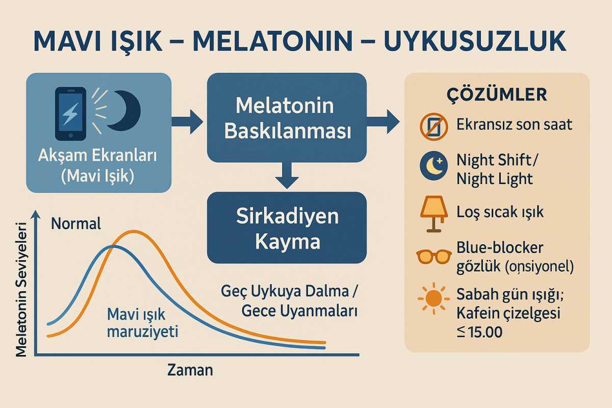 Mavi Işık, Melatonin ve Uykusuzluk