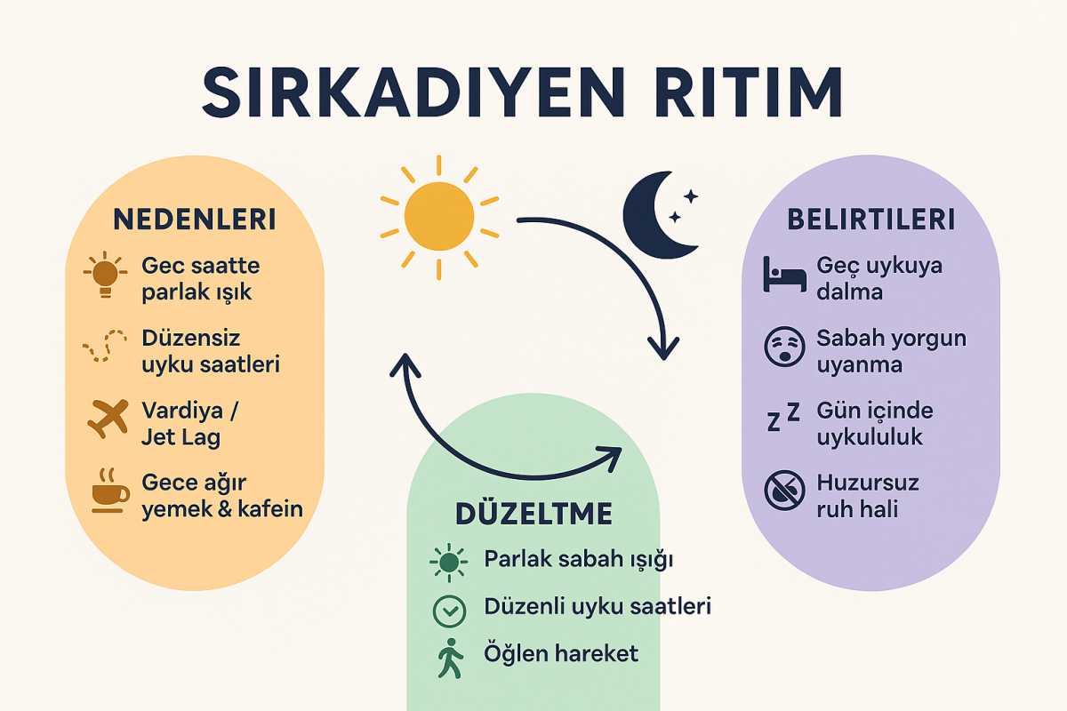 Sirkadiyen Ritim Bozulursa Ne Olur? Belirtiler ve Düzeltme Rehberi