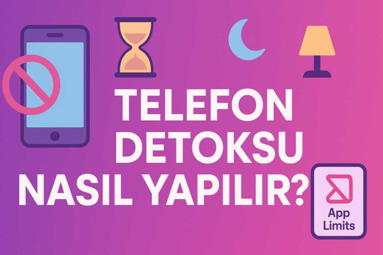 telefon detoksu nasıl yapılır?