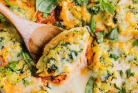 Baked Vegetable and Cheese Stuffed Shells Recipe