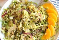 Warm Brussels Sprouts Salad with Crispy Sage and Parmesan