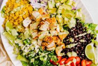 Southwest Chicken Salad with Creamy Avocado Dressing Recipe