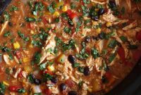 Slow Cooker Chicken Fajita Quinoa Soup Recipe