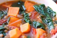 Vegan Sweet Potato and Lentil Soup Recipe
