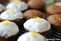 Moist Zucchini Cupcakes with Greek Yogurt Frosting