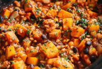 Slow-Cooker Butternut Squash and Farro Chili Recipe