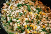 Slow Cooker White Chicken and Quinoa Chili Recipe