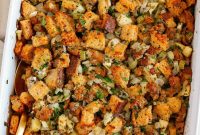 Sausage Stuffing with Apple and Herbs