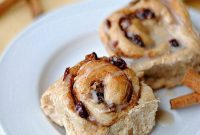 Cranberry Maple Cinnamon Rolls with Brown Butter Glaze