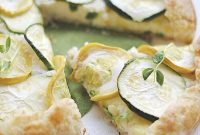 Savory Zucchini and Ricotta Galette Recipe