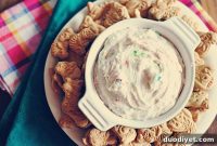 Creamy Funfetti Cake Batter Dip with Sprinkles