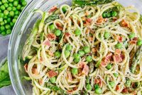 Loaded Veggie Pasta Salad Recipe with Sweet Basil Vinaigrette