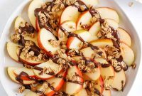 Chocolate-Dipped Apple Wedges with Granola Recipe