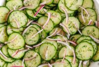 Quick Sweet Cucumber Salad Recipe: Refreshing Summer Side