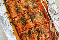 Ginger Basil Salmon Foil Packets