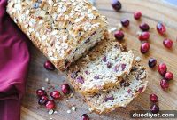 Cranberry Oat and Honey Loaf Recipe