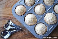 Holiday Spiced Eggnog Muffins with Nutmeg and Cinnamon