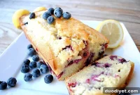 Moist Blueberry Lemon Loaf Recipe