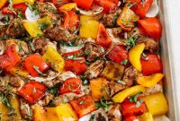 Honey Balsamic Sheet-Pan Chicken with Roasted Veggies