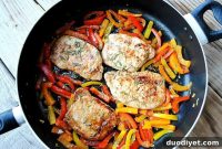 Pan-Seared Pork Chops with Balsamic Peppers