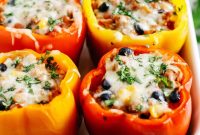 Authentic Mexican Stuffed Bell Peppers Recipe