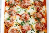 Baked Cheesy Keto Meatball Casserole