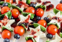 Blueberry Balsamic Caprese Skewers Recipe