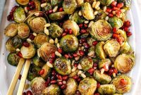 Roasted Pomegranate-Glazed Brussels Sprouts Recipe