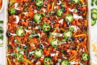 Loaded Sheet Pan Bell Pepper Nachos