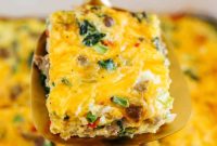 Make Ahead Sausage and Vegetable Egg Casserole