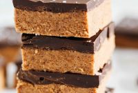 Homemade Dark Chocolate Almond Butter Bars
