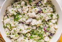 Grilled Chicken Salad Recipe with Avocado and Lemon Vinaigrette