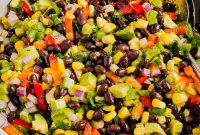 Zesty Black Bean and Corn Salad with Cilantro and Lime