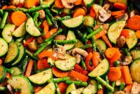 Garlic Butter Sauteed Vegetables