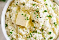 Low-Carb Creamy Mashed Cauliflower Recipe