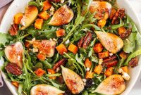Roasted Butternut Squash and Fig Salad