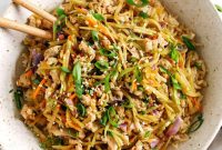 Deconstructed Chicken Egg Roll Bowl Recipe
