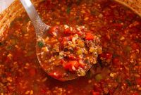 Classic Stuffed Pepper Soup Recipe