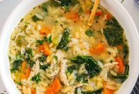 Lemony Chicken and Orzo Soup Recipe