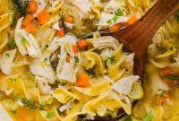 Homemade Chicken Noodle Soup from Scratch