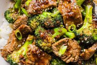 Beef and Broccoli Stir-Fry with Garlic Ginger Sauce