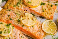 Oven-Baked Garlic Butter Salmon