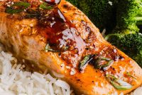 Hot Honey Glazed Salmon Recipe with Garlic and Lime
