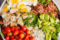 Grilled Chicken Cobb Salad with Avocado and Bacon