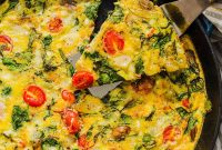 Vegetable Frittata with Cottage Cheese
