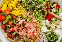 Classic Italian Chopped Salad with Zesty Vinaigrette